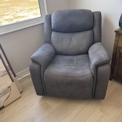 Leather Recliner Electric
