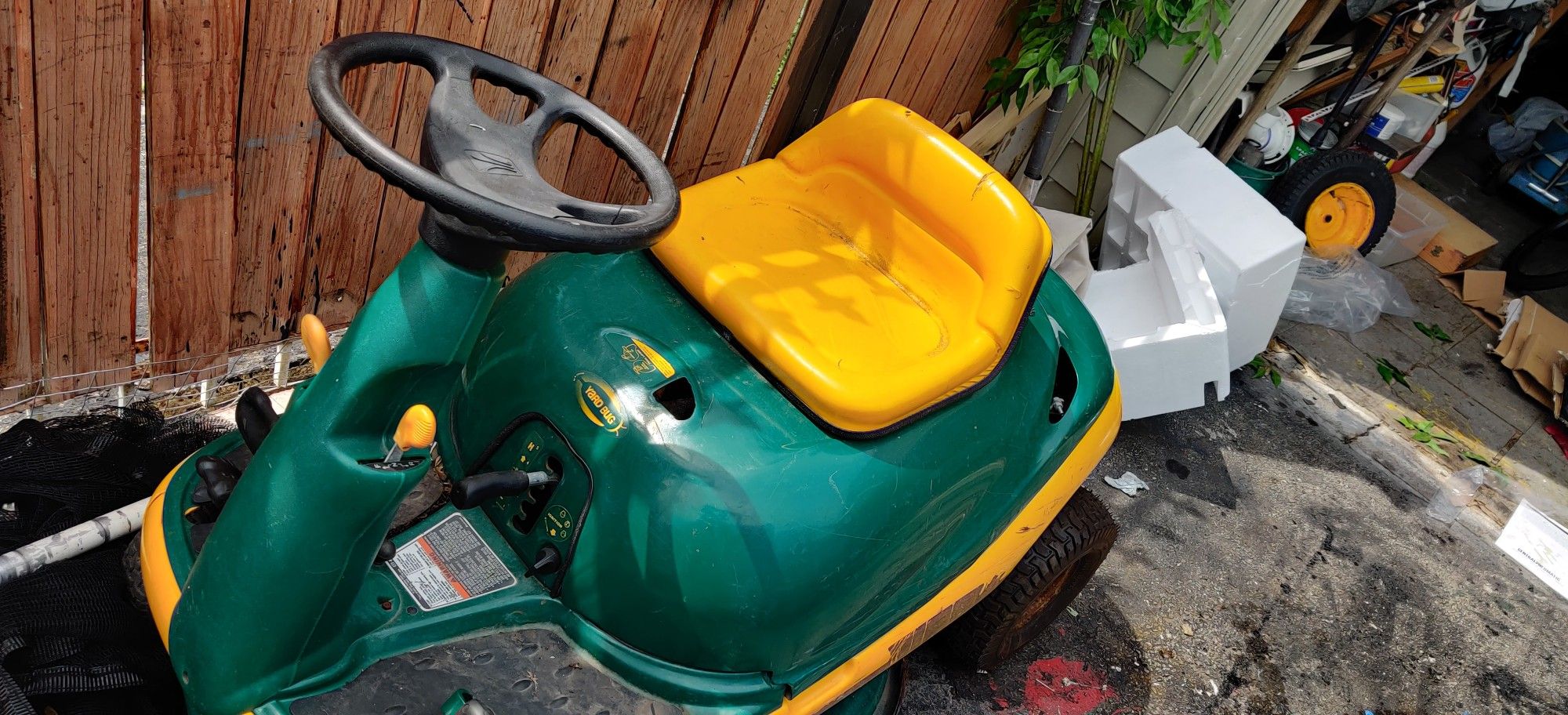 Yard Man Yard Bug Riding Lawn Mower for Sale in Oak Lawn, IL OfferUp