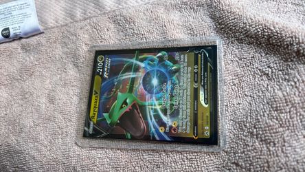 Pokémon Card - Rayquaza V 100/159 - Crown Zenith Ultra Rare