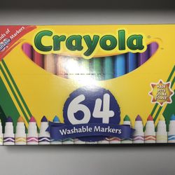 Crayola 64 Washable Markers