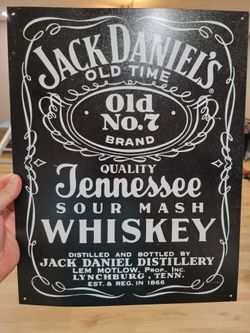 Jack Daniel's Metal Bar Sign