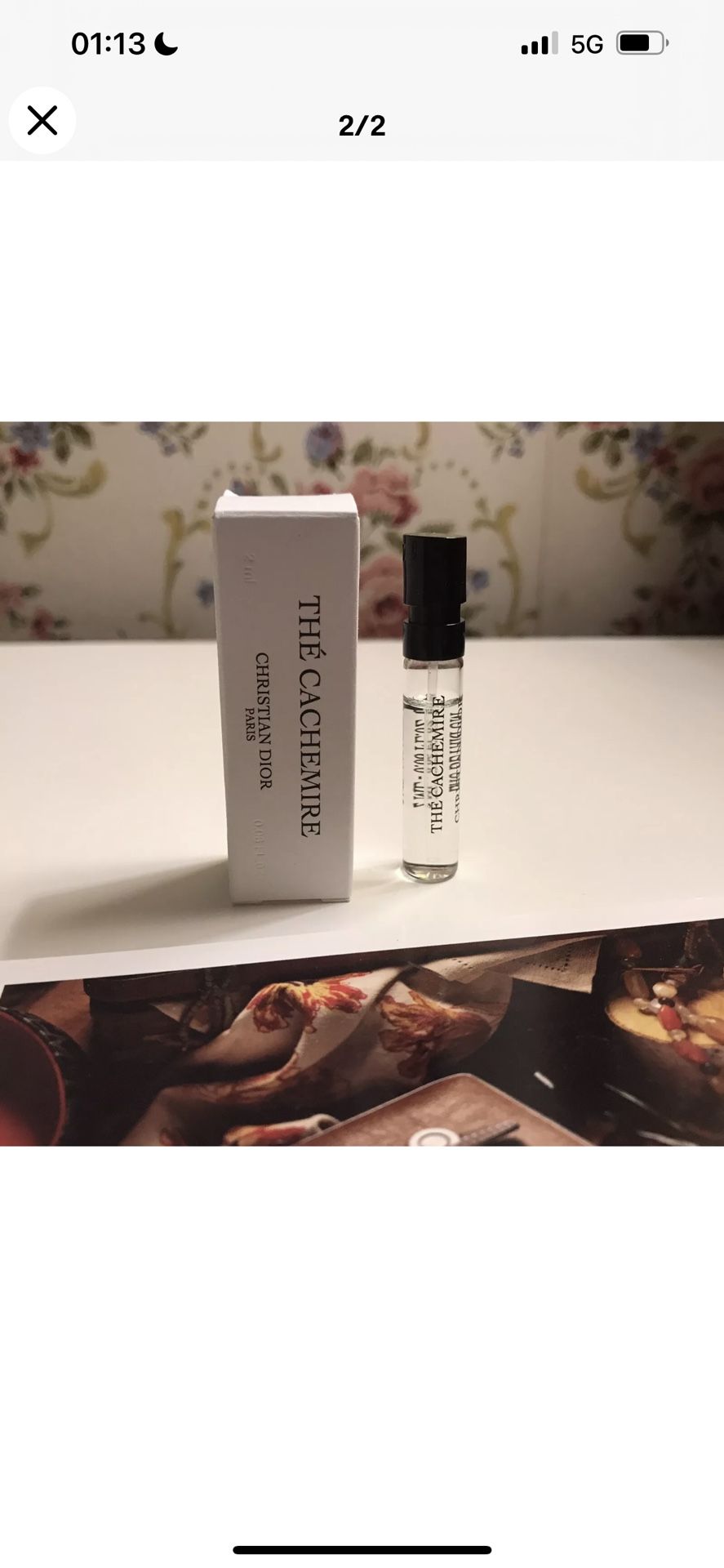 Christian Dior The CACHEMIRE Eau de Parfum Sample Spray 2ml