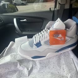 Military Blue 4s Sz 13