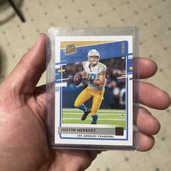 Justin Herbert Rated Rookie Canvas 
