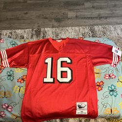 Vintage throwback Joe Montana San Francisco 49ers Vintage Jersey