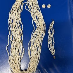 Niihau Shell Lei Set