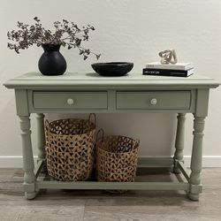 Beautiful Wooden Console Table - Entry Table 