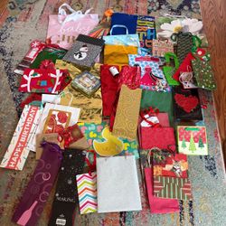 Gift Bags Assorted Sizes And Occasions About 43 Total