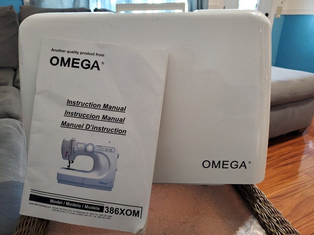 Omega 386xom sewing machine