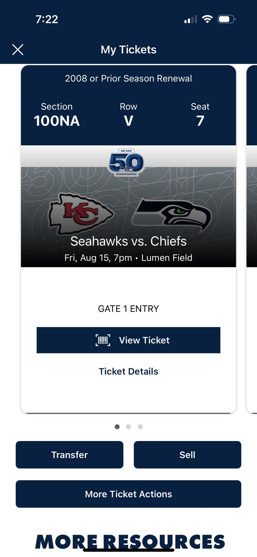 Seahawks vs Chiefs Preseason
