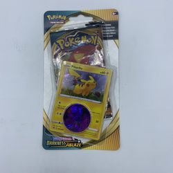 Pokemon Card Sword Shield Darkness Ablaze Sealed Pikachu 1 Blister Booster Swirl