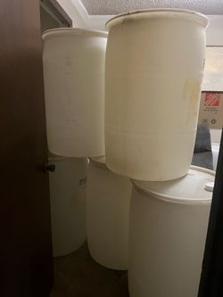 Free clean water barrels