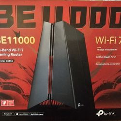 Brand New Tp-Link Tri-band Wifi 7 Gaming Router