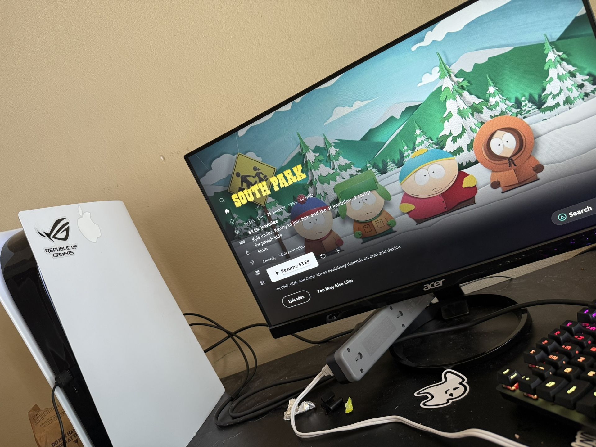 ps5 and monitor