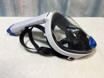 New HEAD SPORT FULL FACE SNORKELING MASK, Size: Adult L/XL