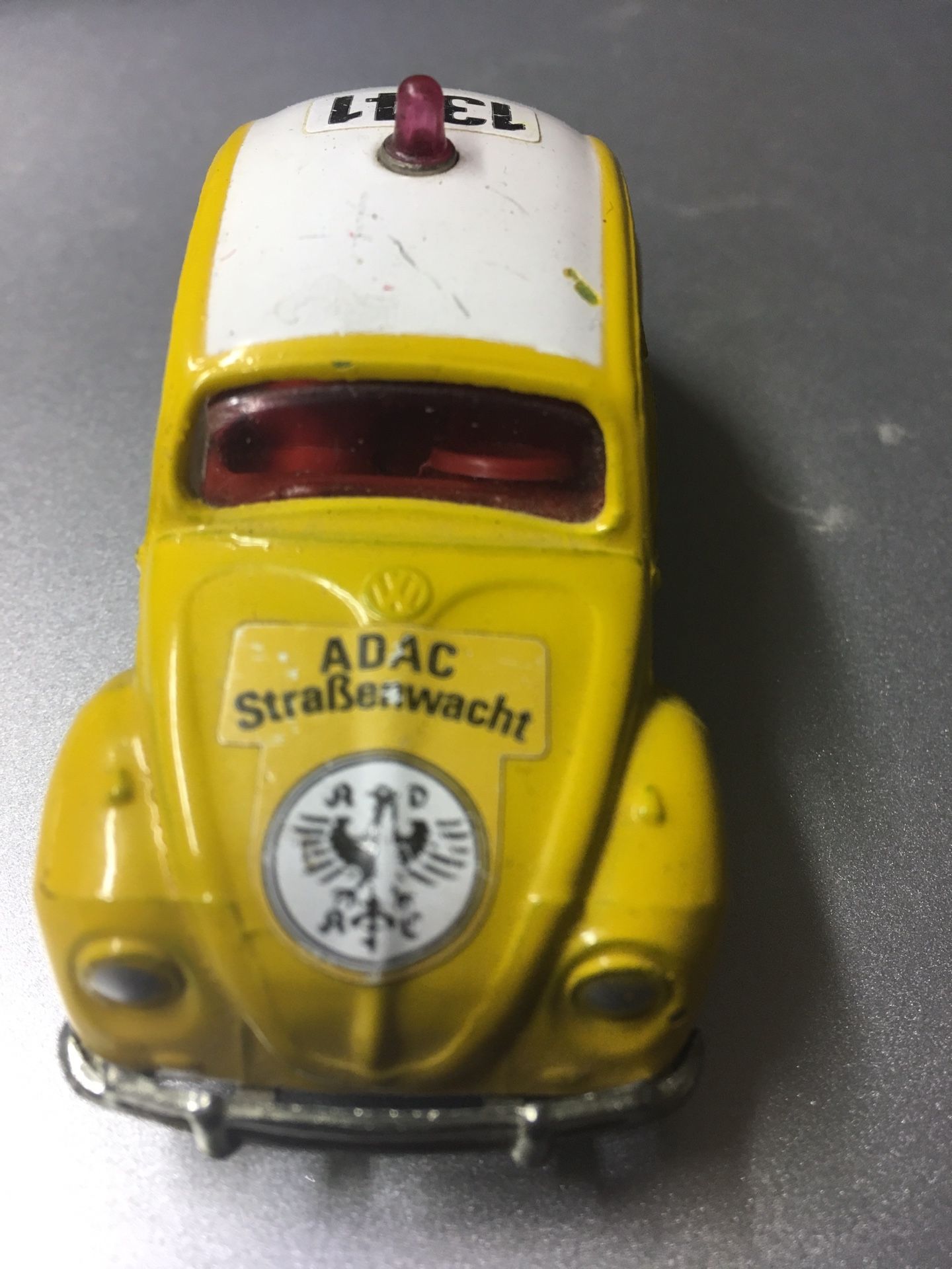 Vintage Volkswagen , Very Rare Corgi Collectible Toy Car. Front axle is loose. Please see description for condition.