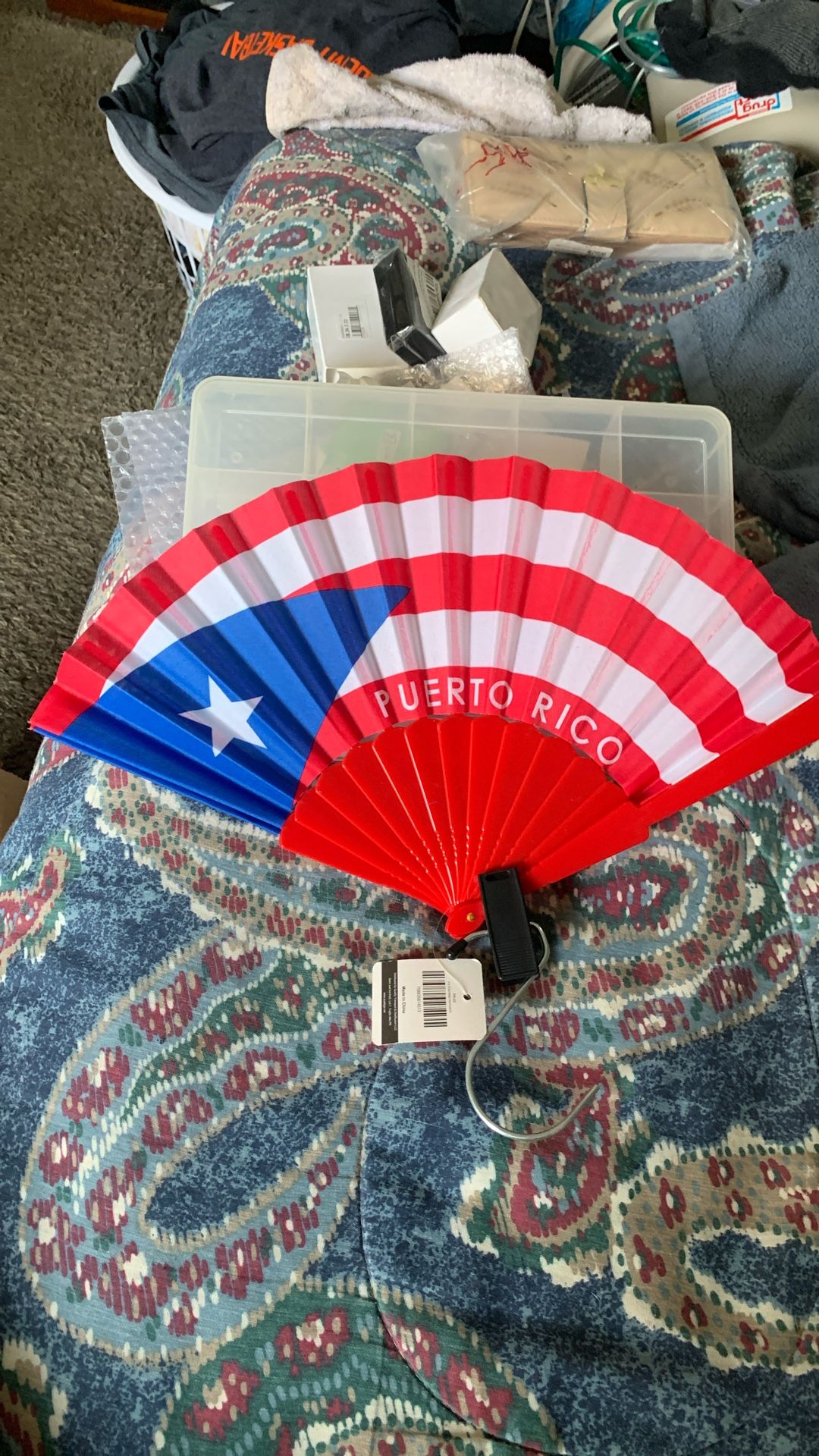 New Puerto Rico Hand Fan