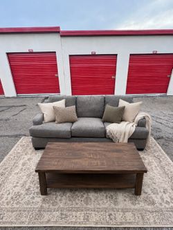 Modern Gray Sofa – Delivery Available