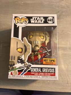 General Grievous Star Wars - Funko Pop #449 Hot Topic Exclusive! Mint Condition!