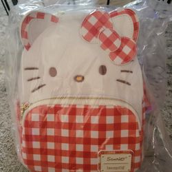 Hello Kitty Gingham Mini Backpack