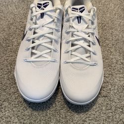 Nike Kobe 9 EM Protro Lakers Home White Purple Men’s Size 12