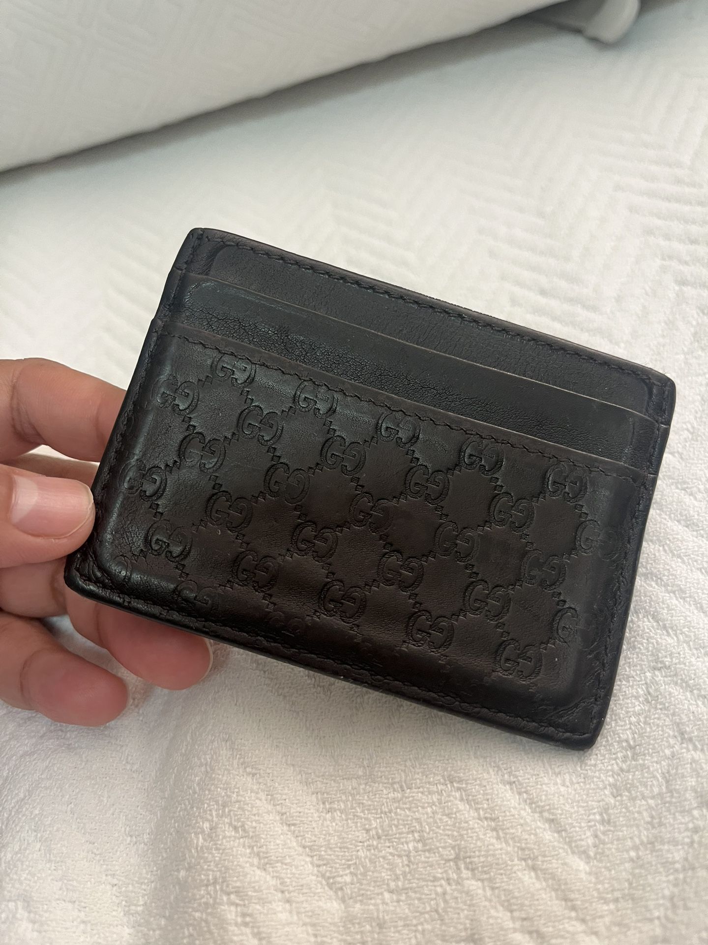 Mens Gucci Leather Cardholder