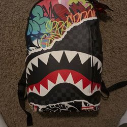 Sprayground Backpack (Graffiti Pattern)