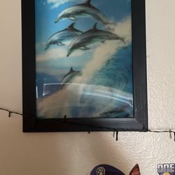 Dolphin Picture Frame 