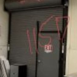 8x10 Roll Up Door With Man Door