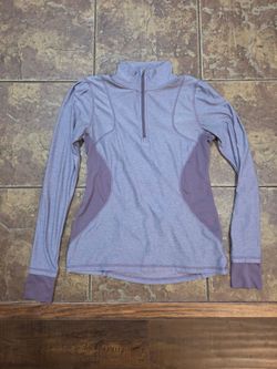 Champion Lightweight Half Zip Long Sleeve Workout Shirt Size XS