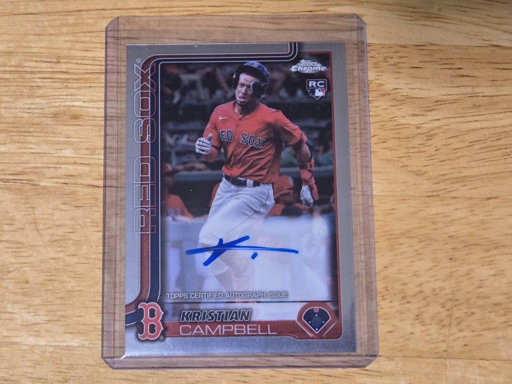 Kristian Campbell Rookie Auto RedSox