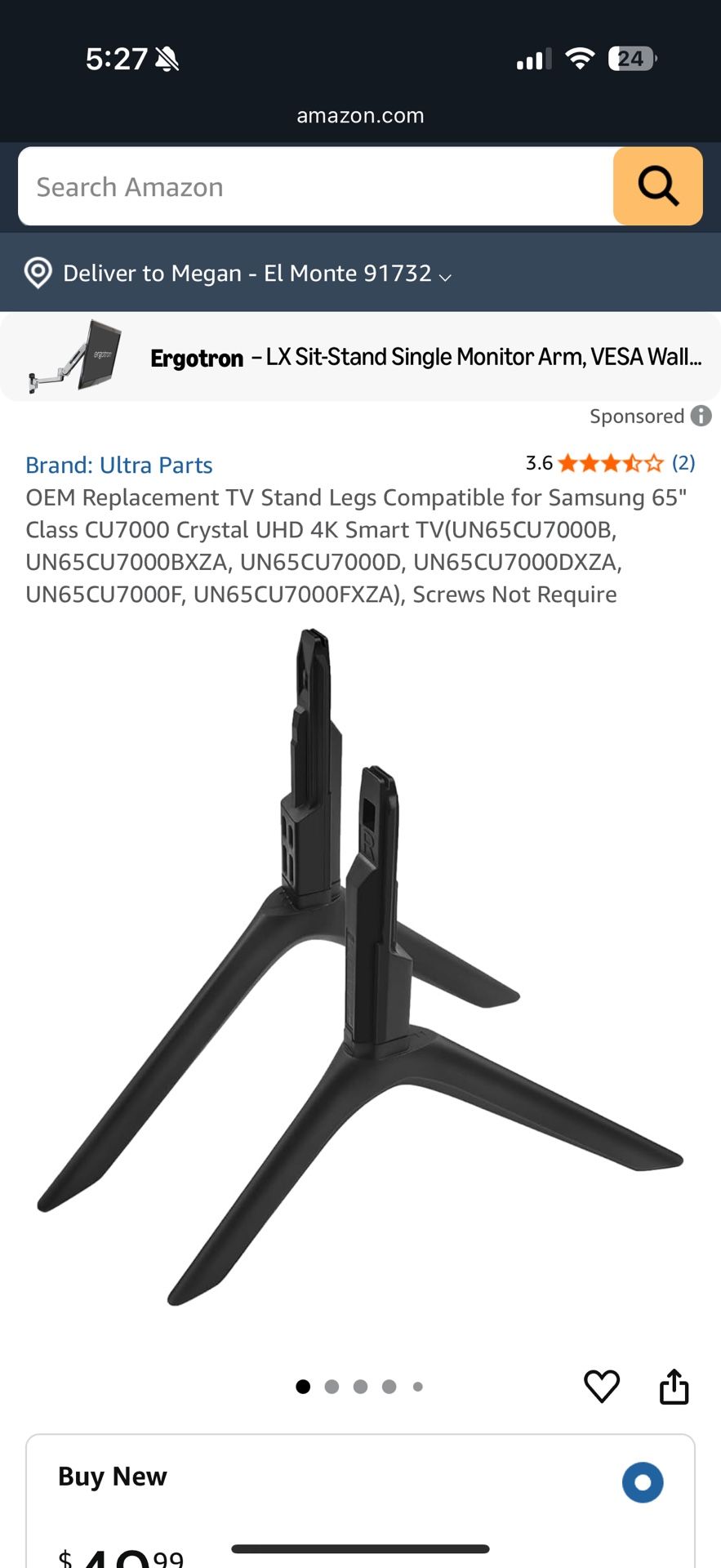 OEM Replacement Legs Samsung