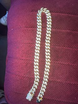 Miami Cuban Link Gold Plated Chain