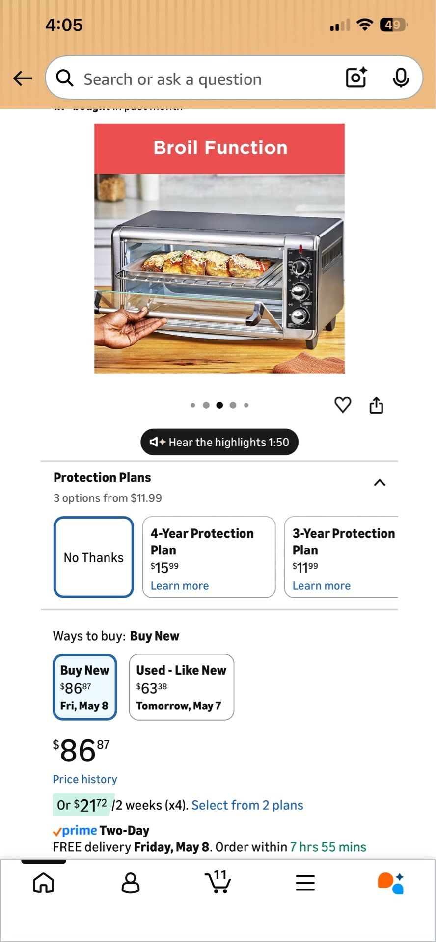 Mini oven
