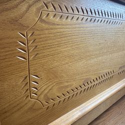 Wood Blanket Chest