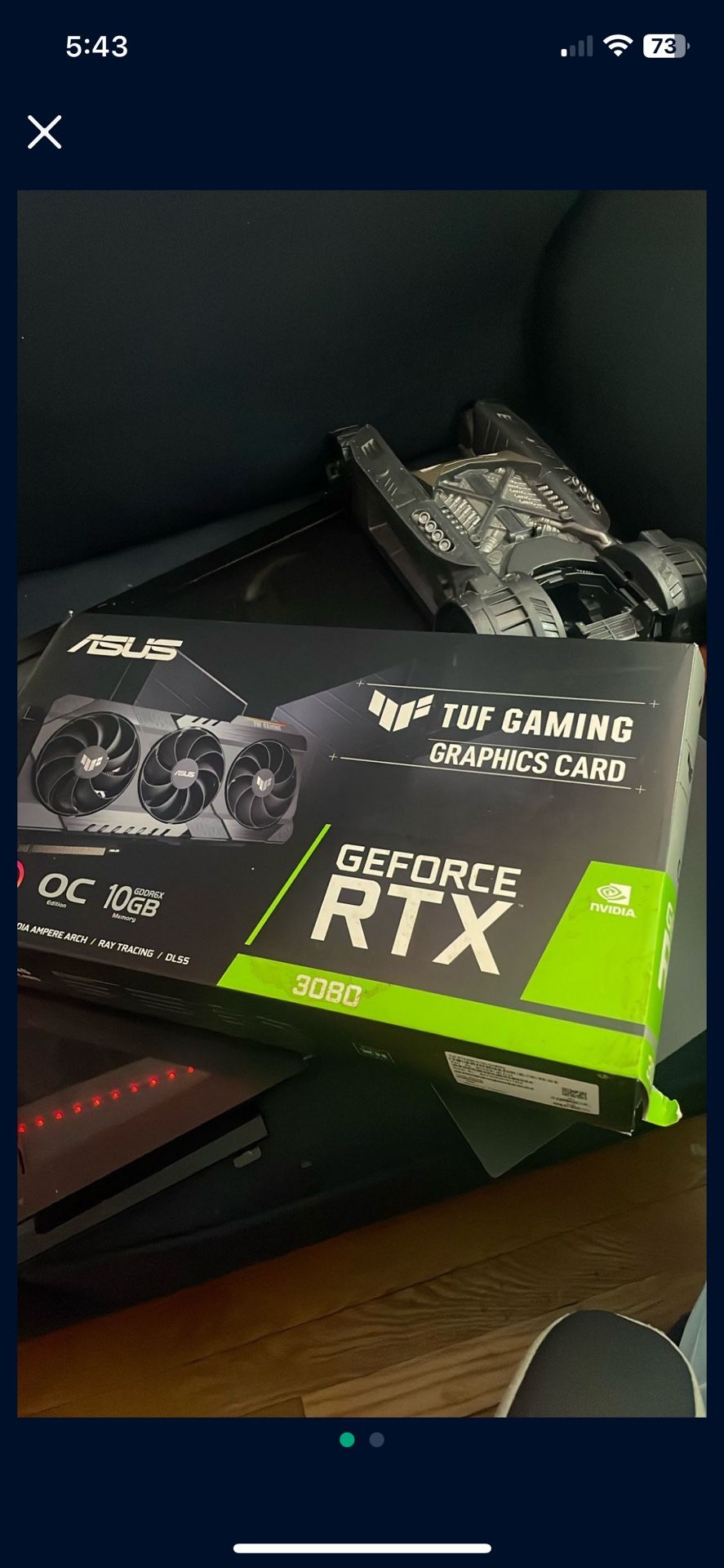 SELLING 2 3080s FOR 600$ FLAT , 350$ FOR ONE