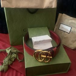 Authentic Gucci Belt Men