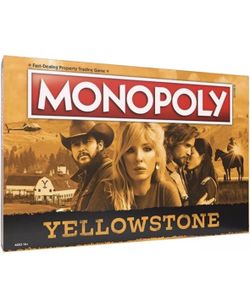 Monopoly: Yellowstone TV 2023 Edition-New Open Box Contents Inside Remain Sealed