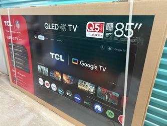 TCL 85” QLED SMART GOOGLE TV 4K UHD NEW IN BOX! DELIVERY AVAILABLE! PRICE IS FIRM!!!