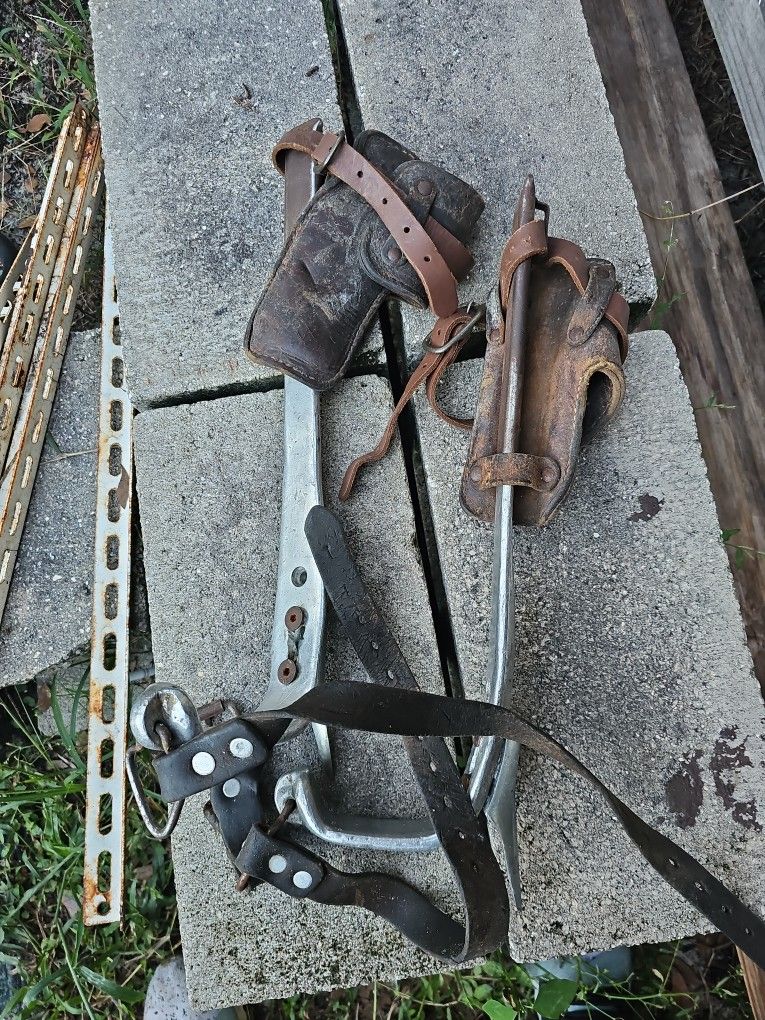 Gaffs For Climbing Used Condition
