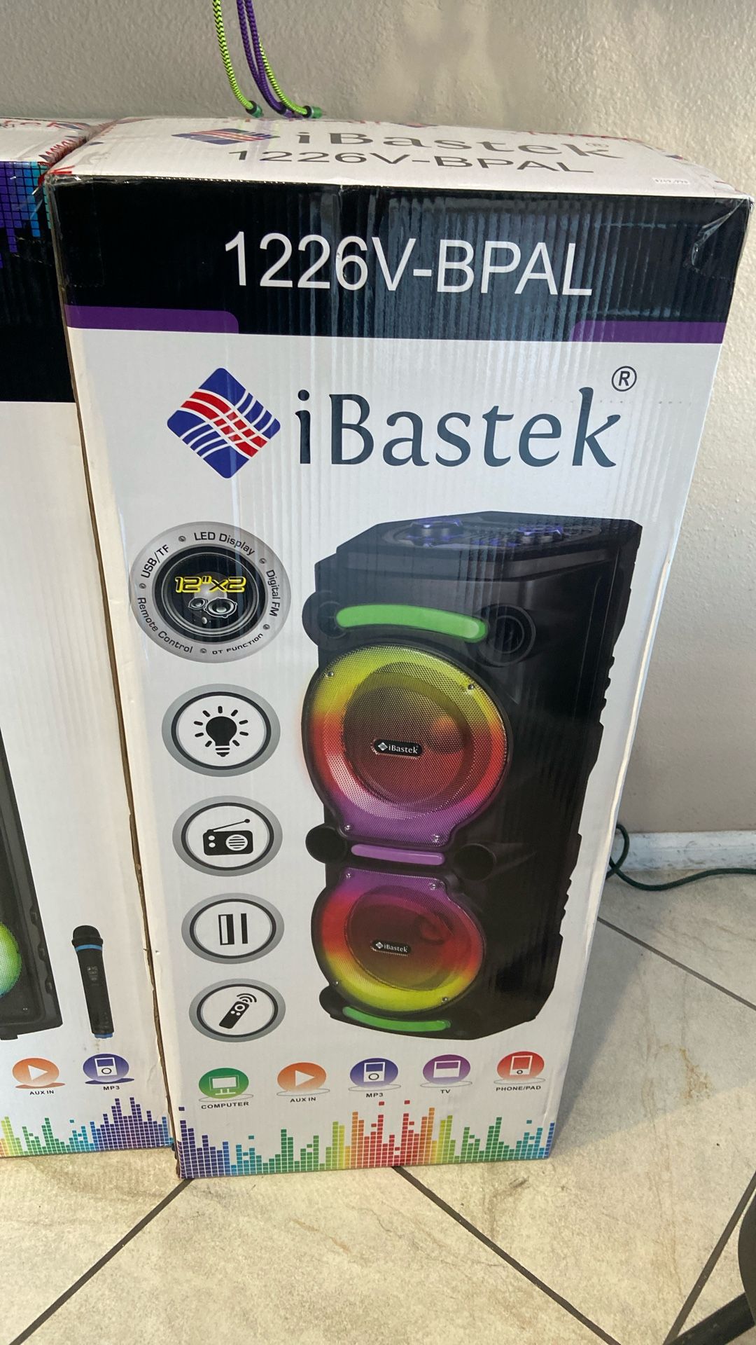 Bluetooth Speaker 2x12 Recargable