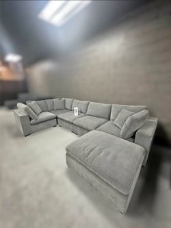BRAND NEW GREY MODULAR SECTIONAL SAME DAY DELIVERY 