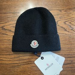 Black Moncler Beanie