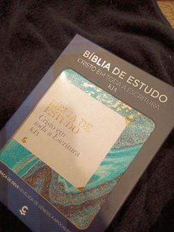 📖✨ BÍBLIA DE ESTUDO KJA — CRISTO EM TODA A ESCRITURA 🇧🇷💙 | NOVA & NUNCA USADA! ✨🙏