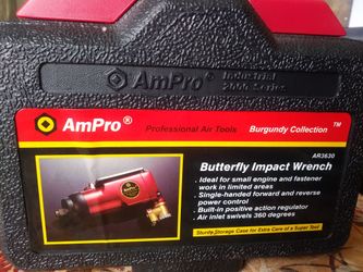 AR3630 AmPro Butterfly Impact Wrench BRAND NEW in hard case