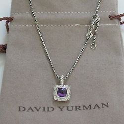 David Yurman Amethyst Petite Albion Necklace
