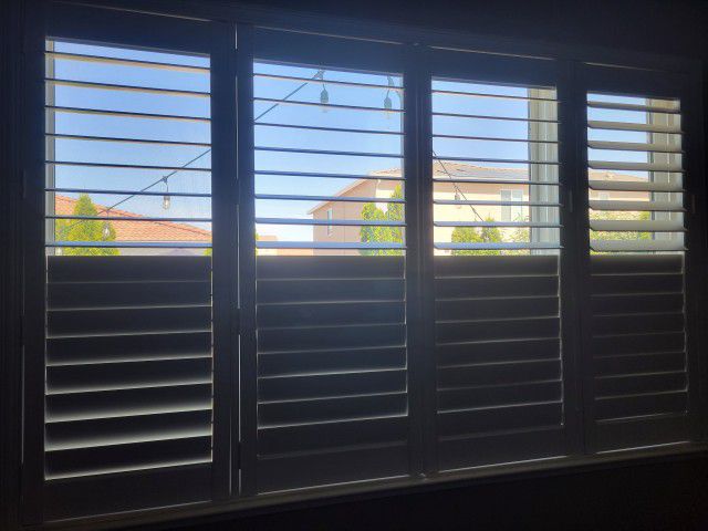Meritage Home Master Bedroom Window Shutters And Frame