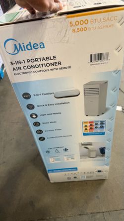 Midea 3-in-1 Portable Air Conditioner 5000 BTU