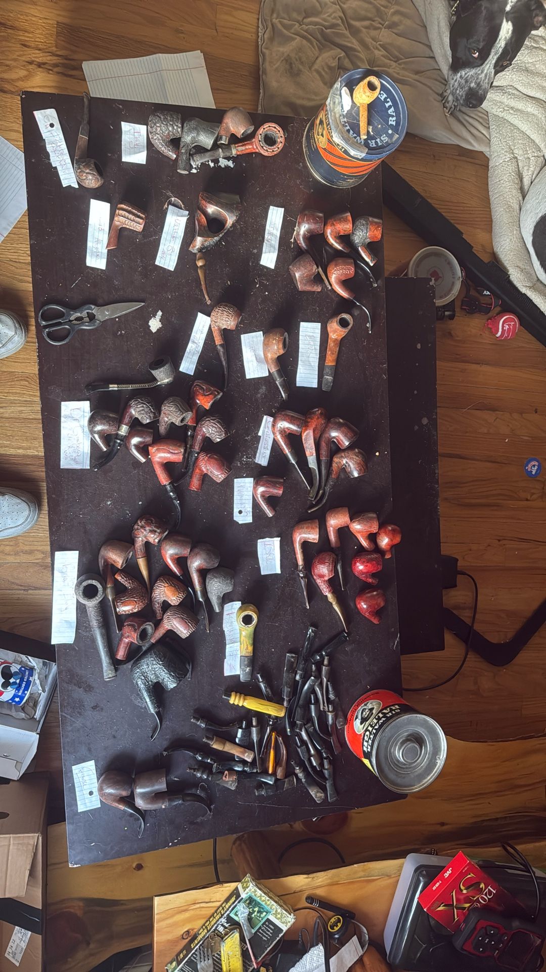 vintage tobacco pipe lot