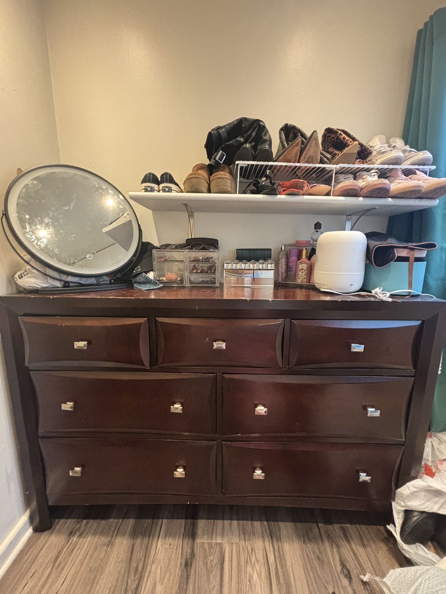 wooden dresser
